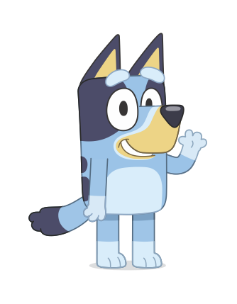 Bluey 挥手